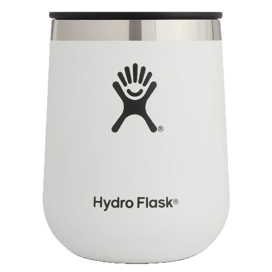 Lucky Dog Hydro Flask 10 oz Wine Tumbler - White
